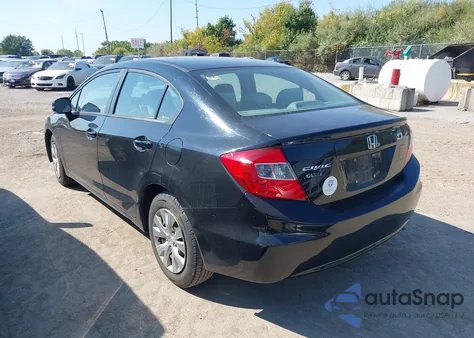 2012 Honda Civic Lx z USA, uszkodzony, nr VIN 19XFB2F53CE079033